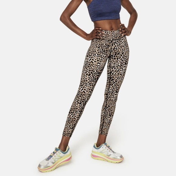 Outdoor Voices Pants - Outdoor Voices Leopard Leggings Sz Small